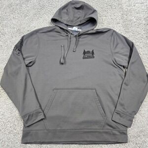 Soldier‎ Solutions Men Graphic Hoodie Size XL Patriotic Dog Tactical